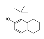 1-(1,1-dimethylethyl)-5,6,7,8-tetrahydro-2-naphthol结构式