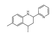 4,6-dimethyl-2-[α-pyridyl]-1,2,3,4-tetrahydroquinoline Structure