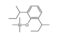 [2,6-di(butan-2-yl)phenoxy]-trimethylsilane结构式