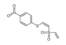 1-(2-ethenylsulfonylethenylsulfanyl)-4-nitrobenzene Structure