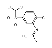 N-[2-chloro-5-(dichloromethylsulfonyl)phenyl]acetamide Structure