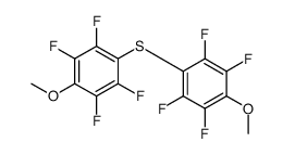 1,2,4,5-tetrafluoro-3-methoxy-6-(2,3,5,6-tetrafluoro-4-methoxyphenyl)sulfanylbenzene Structure