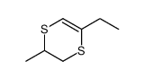 5-ethyl-2-methyl-2,3-dihydro-1,4-dithiine Structure