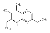 1-Butanol,2-[(3,6-diethylpyrazinyl)amino]-,(2S)-(9CI)结构式