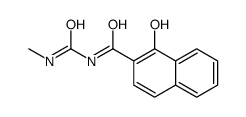 1-hydroxy-N-(methylcarbamoyl)naphthalene-2-carboxamide Structure