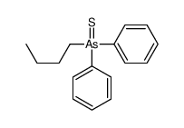 butyl-diphenyl-sulfanylidene-λ5-arsane结构式