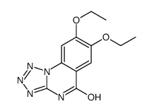 7,8-diethoxy-1H-tetrazolo[1,5-a]quinazolin-5-one结构式