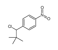 1-(1-chloro-2,2-dimethylpropyl)-4-nitrobenzene结构式