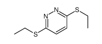 3,6-bis(ethylsulfanyl)pyridazine结构式