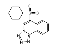 6-cyclohexylsulfonyltetrazolo[5,1-a]phthalazine结构式