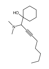 1-[1-(dimethylamino)oct-2-ynyl]cyclohexan-1-ol Structure