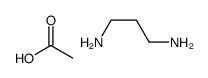 acetic acid,propane-1,3-diamine Structure