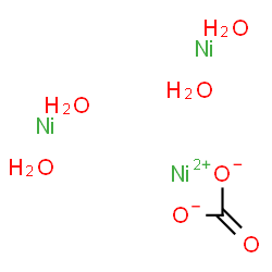 Basic nickel(II) carbonate structure