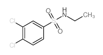 3,4-dichloro-N-ethyl-benzenesulfonamide Structure