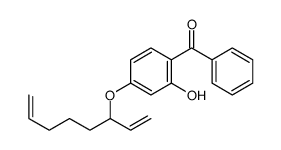 (2-hydroxy-4-octa-1,7-dien-3-yloxyphenyl)-phenylmethanone结构式