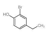 2-溴-4-乙基苯酚结构式
