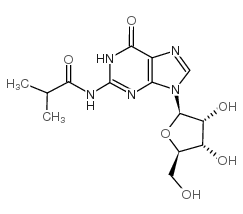 N-Isobutyrylguanosine structure