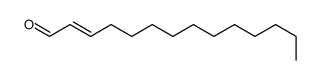 (E)-2-tetradecen-1-al structure