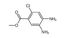 methyl 4,5-diamino-2-chlorobenzoate结构式