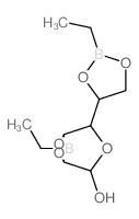 a-D-Mannofuranose, cyclic2,3:5,6-bis(ethylboronate) (9CI) structure
