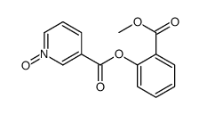 (2-methoxycarbonylphenyl) 1-oxidopyridine-5-carboxylate structure