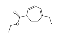ethyl 4-ethylcyclohepta-2,4,6-triene-1-carboxylate Structure