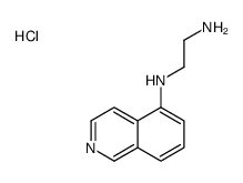 N'-isoquinolin-5-ylethane-1,2-diamine,hydrochloride Structure