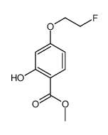 methyl 4-(2-fluoroethoxy)-2-hydroxybenzoate结构式