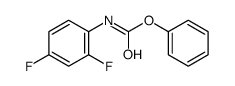 phenyl N-(2,4-difluorophenyl)carbamate Structure