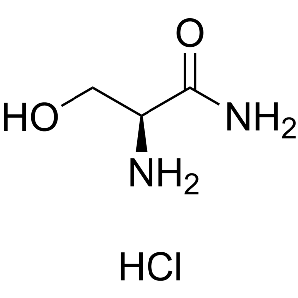 H-Ser-NH2.HCl structure