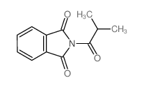 1H-Isoindole-1,3(2H)-dione,2-(2-methyl-1-oxopropyl)- Structure