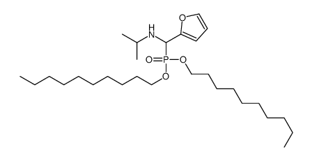 N-[didecoxyphosphoryl(furan-2-yl)methyl]propan-2-amine Structure