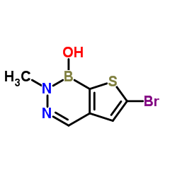 6-Bromo-2-methylthieno[2,3-d][1,2,3]diazaborinin-1(2H)-ol结构式