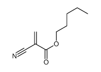 pentyl 2-cyanoprop-2-enoate Structure