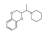1-[1-(2,3-dihydro-1,4-benzodioxin-3-yl)ethyl]piperidine Structure