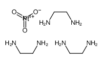 tris(ethylenediamine-N,N')platinum tetranitrate结构式