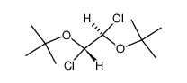 meso-1,2-di-tert-butoxy-1,2-dichloro-ethane结构式