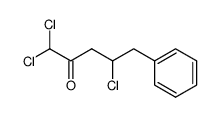 1,1,4-trichloro-5-phenylpentan-2-one结构式