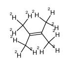 2,3-dimethylbut-2-ene-d12结构式