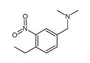 Benzenemethanamine, 4-ethyl-N,N-dimethyl-3-nitro- (9CI) structure