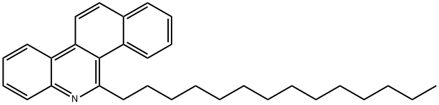 5-Tetradecylbenzo[i]phenanthridine结构式