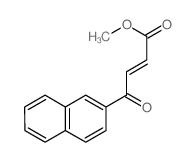 2-Butenoic acid,4-(2-naphthalenyl)-4-oxo-, methyl ester结构式