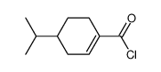 1-Cyclohexene-1-carbonyl chloride, 4-(1-methylethyl)- (9CI)结构式