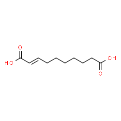 (E)-dec-4-enedioic acid结构式