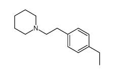 Piperidine, 1-[2-(4-ethylphenyl)ethyl]- (9CI) Structure