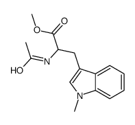 methyl 2-acetamido-3-(1-methylindol-3-yl)propanoate Structure