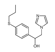 2-imidazol-1-yl-1-(4-propylsulfanylphenyl)ethanol Structure