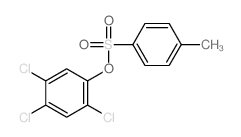 Phenol,2,4,5-trichloro-, 1-(4-methylbenzenesulfonate) Structure
