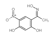 Ethanone, 1-(2,4-dihydroxy-5-nitrophenyl)-, oxime结构式