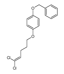 1-(5,5-dichloropent-4-enoxy)-4-phenylmethoxybenzene Structure